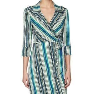 Laundry By Design Dot Wrap Dress Size Small